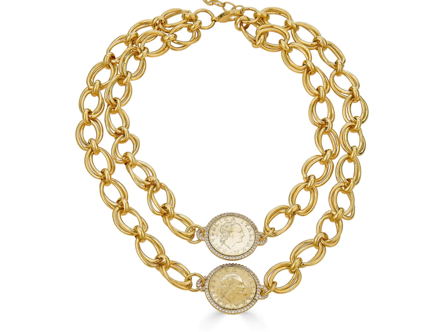 Faye Dbl Chain Necklace