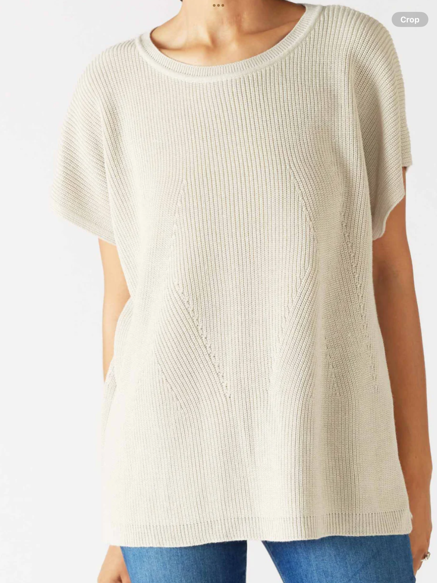 Camden Short Sleeve Sweater Desert Palm