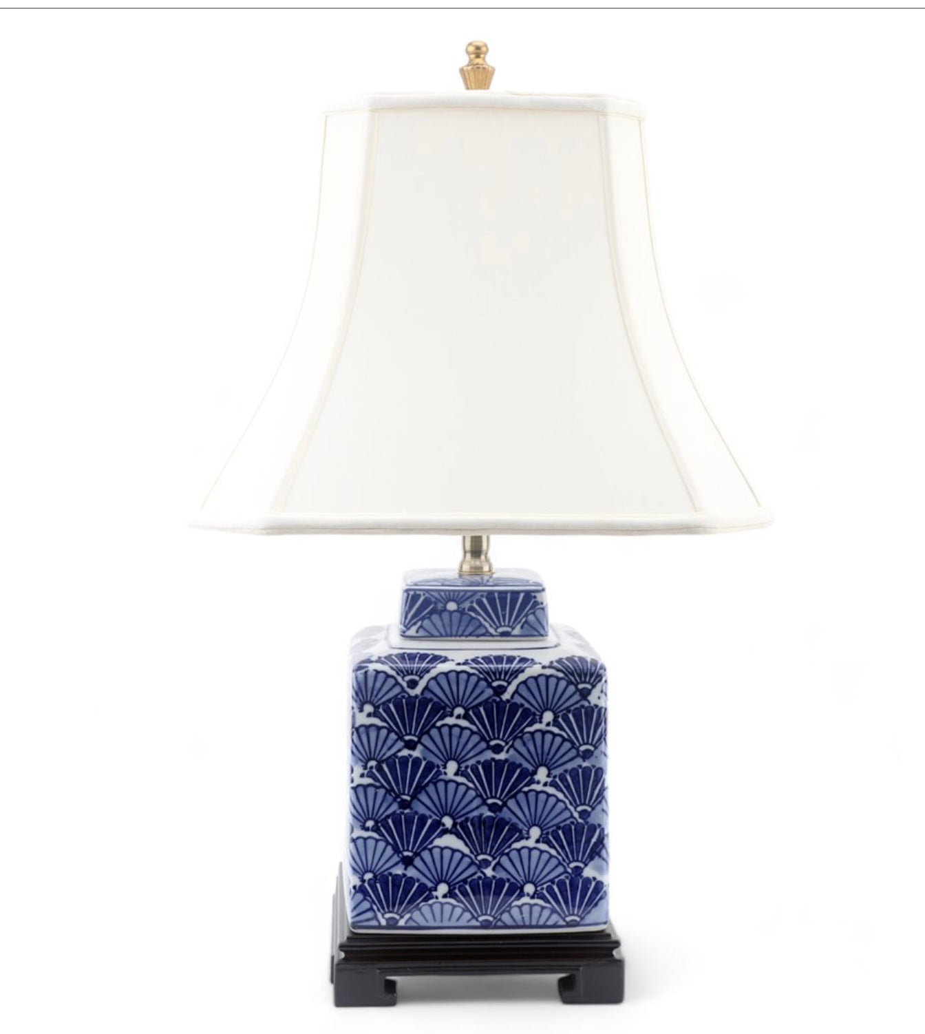 Blue & White Porcelain Lamp