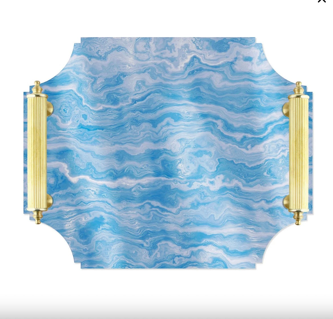 BLUE QUARTZ ACRYLIC TRAY