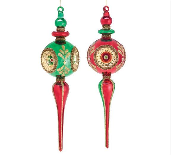 ORNAMENT LONG FINIAL SHAPE RETRO STYLE