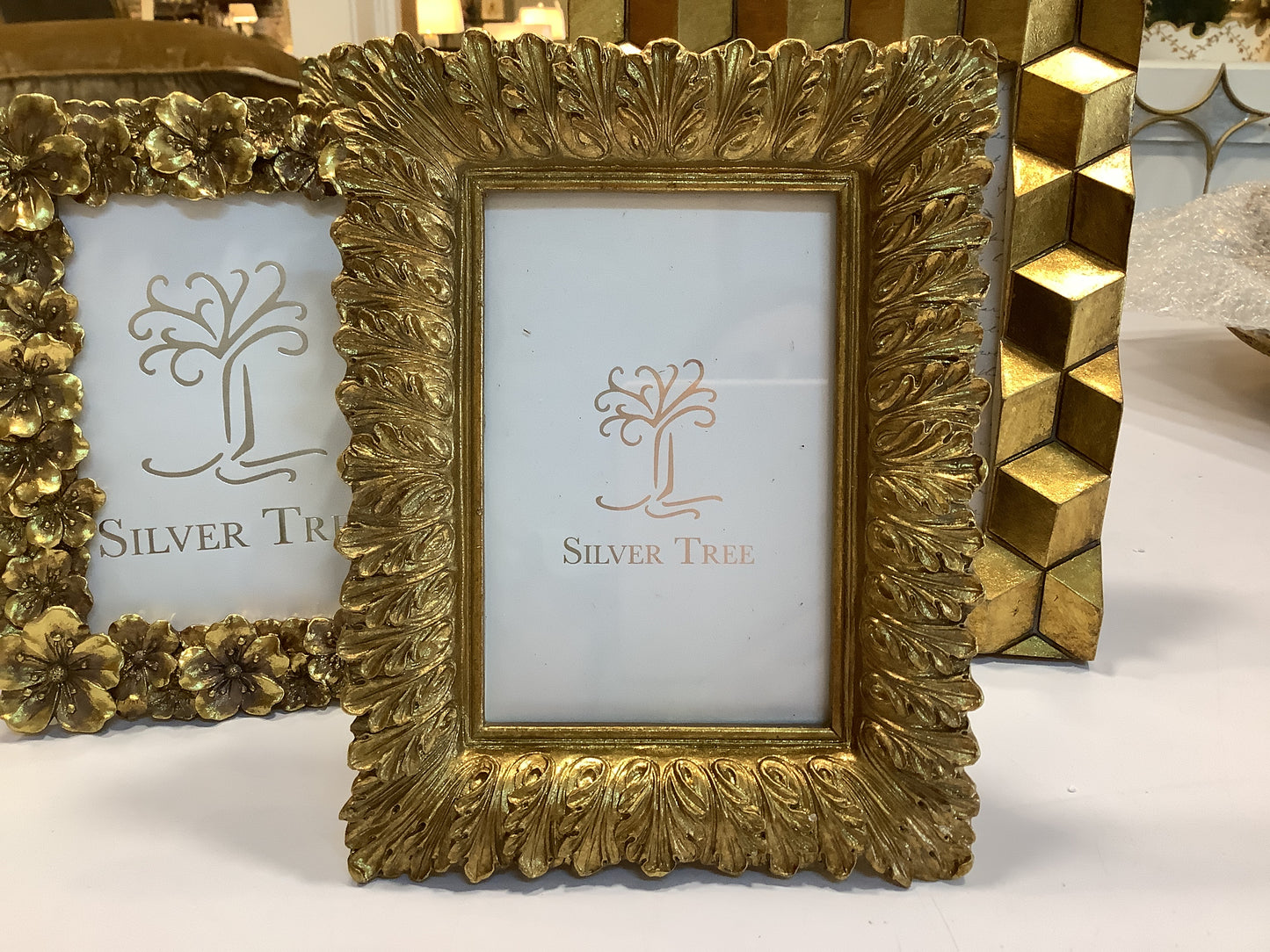 Leafy Gold Frame 4”x6”