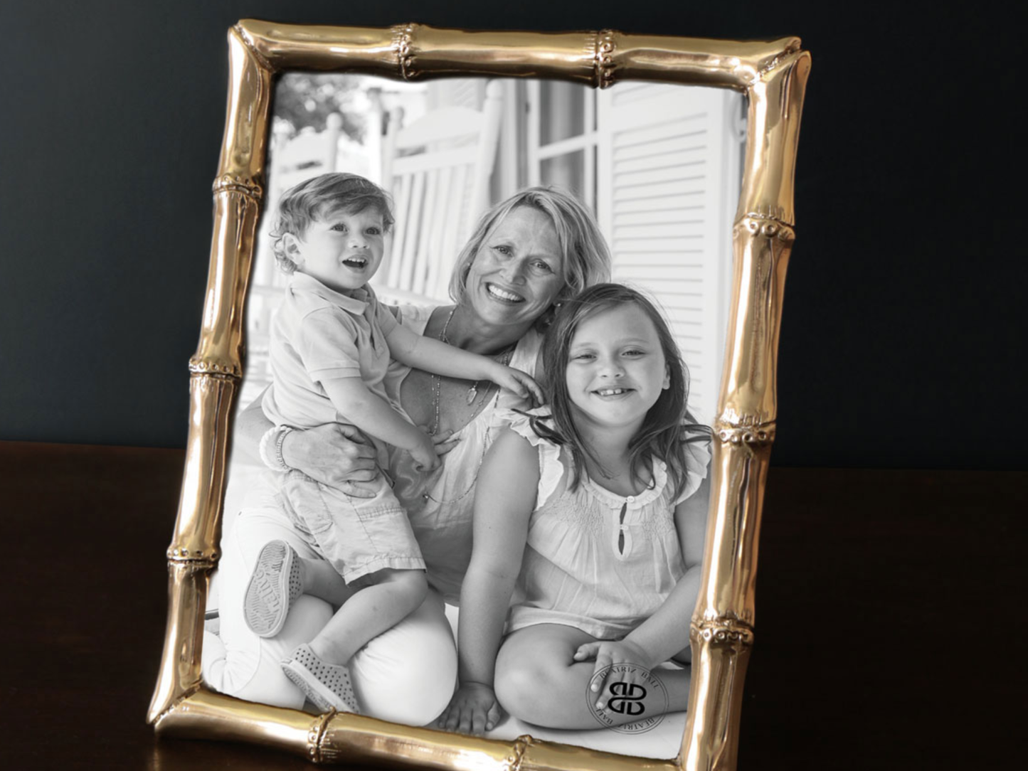 Sierra Modern Bamboo Frame (Gold)