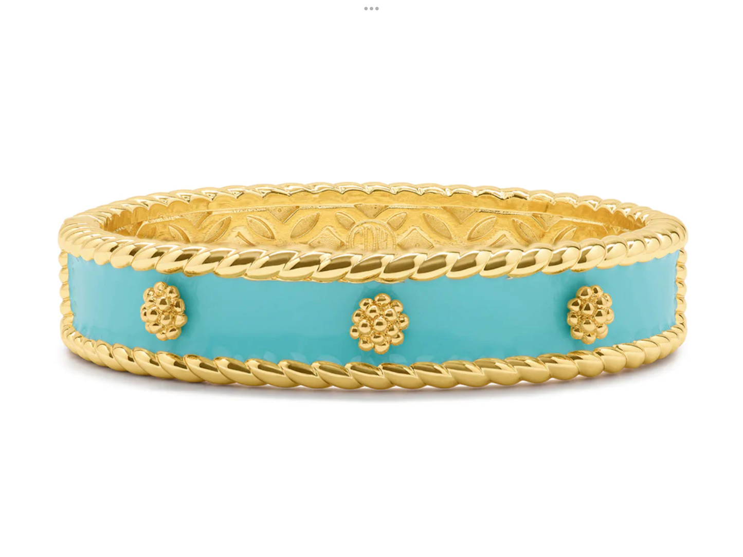 Berry Enamel Hinged Bangle