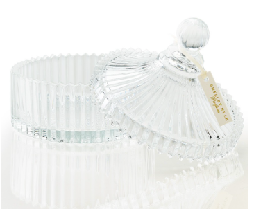 Lg Puff Dish and/or Lg Poudrie Puff