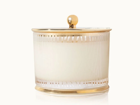 Frasier Fir Gilded Frosted Wood Grain Candle