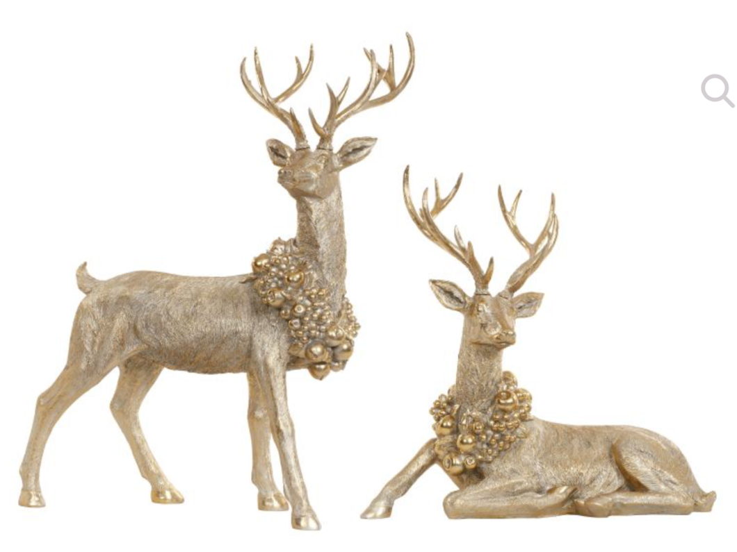 GRAND DELLAROBBIA DEER 28-30'' (SET OF 2)