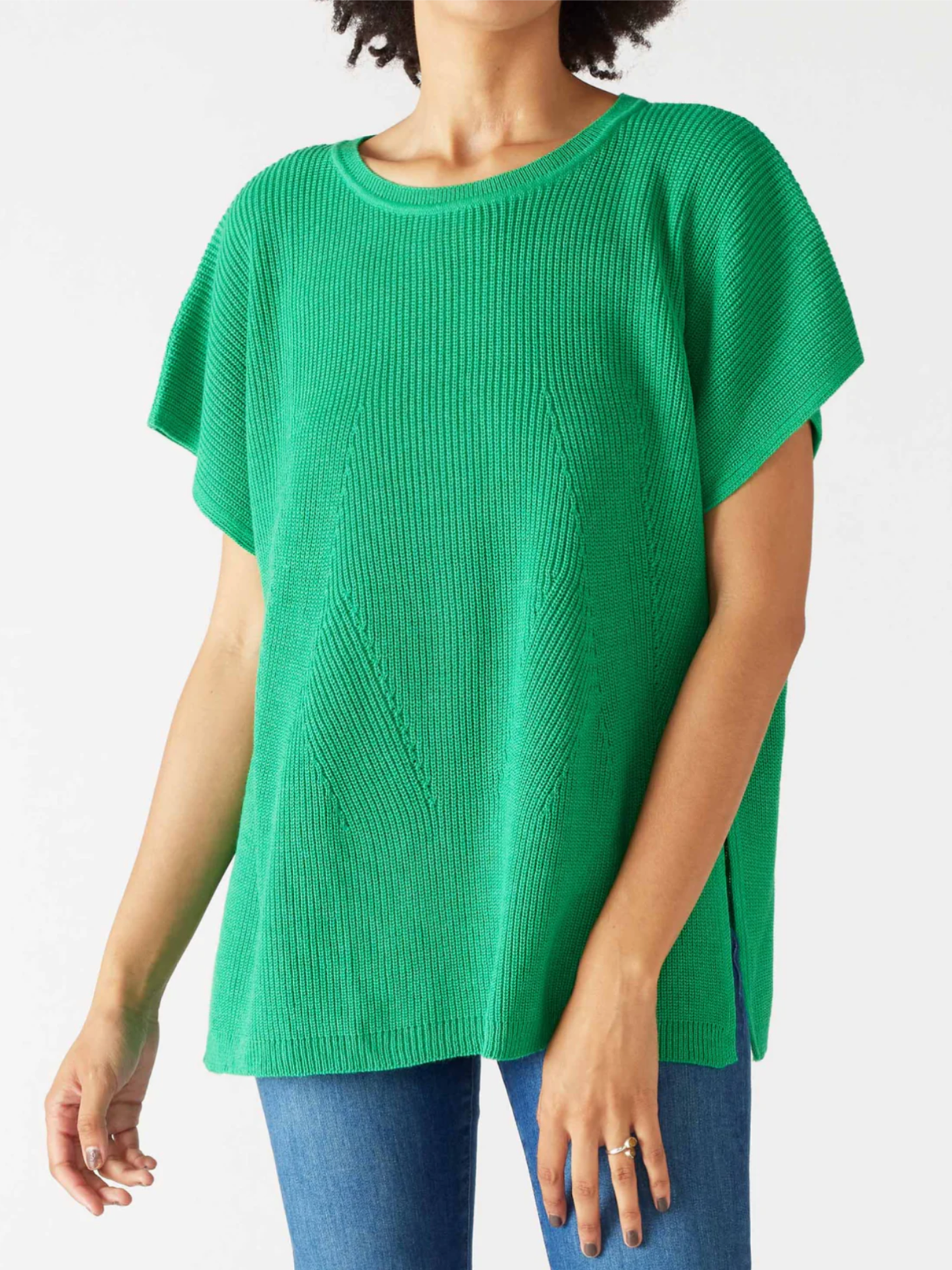 Camden Short Sleeve Sweater (Jade)
