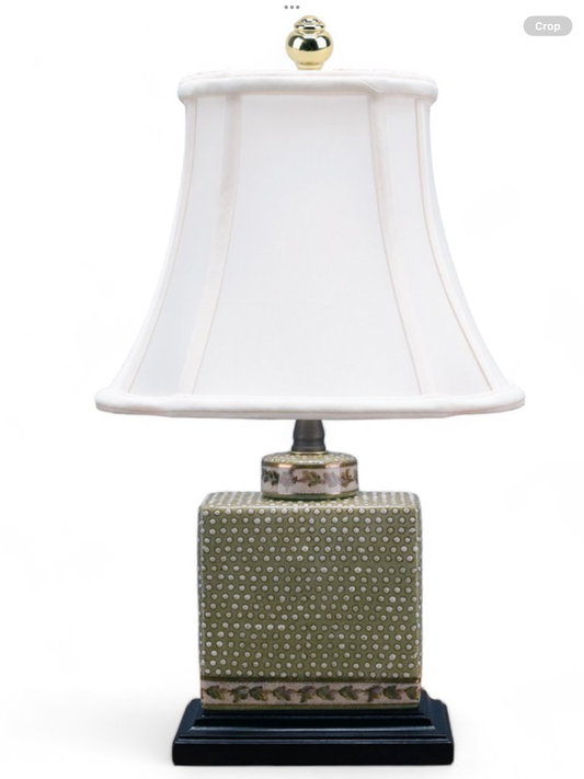 Small Pottery Lamp Dotty