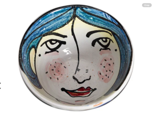 Portrait Bowl, Small, Face Freckles