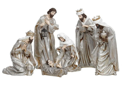 Nativity Scene Figurine, Set of 6, 15.5 inches