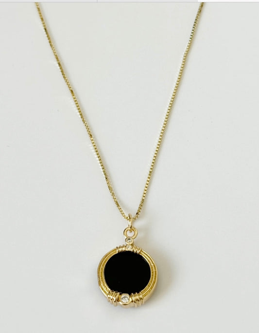 Boris Black Necklace