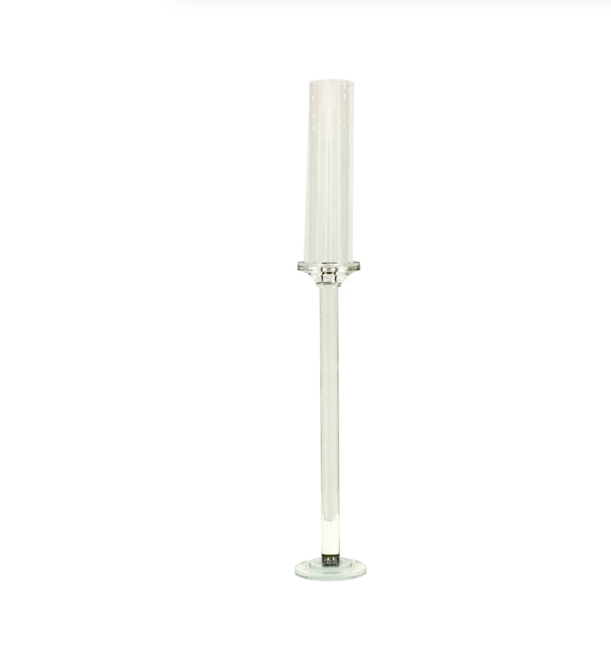 31.5''CRYSTAL GLASS SINGLE OR PILLAR CANDLE
