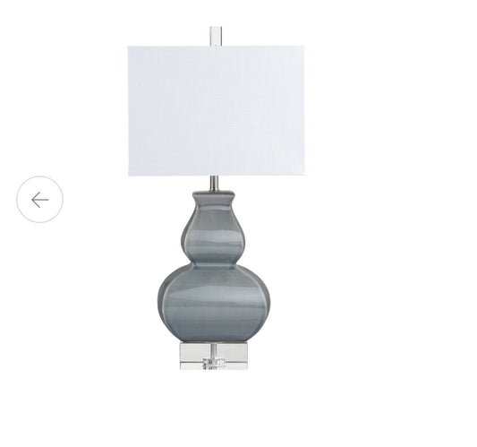 Grey Serafina Table Lamp