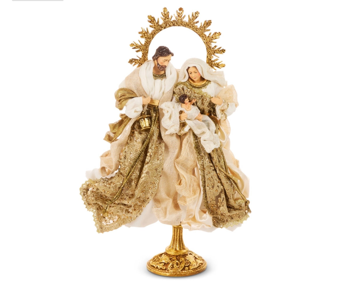19” Holy Family on Pedestal