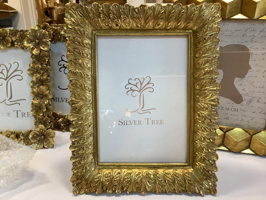Leafy Gold Frame 5”x7”