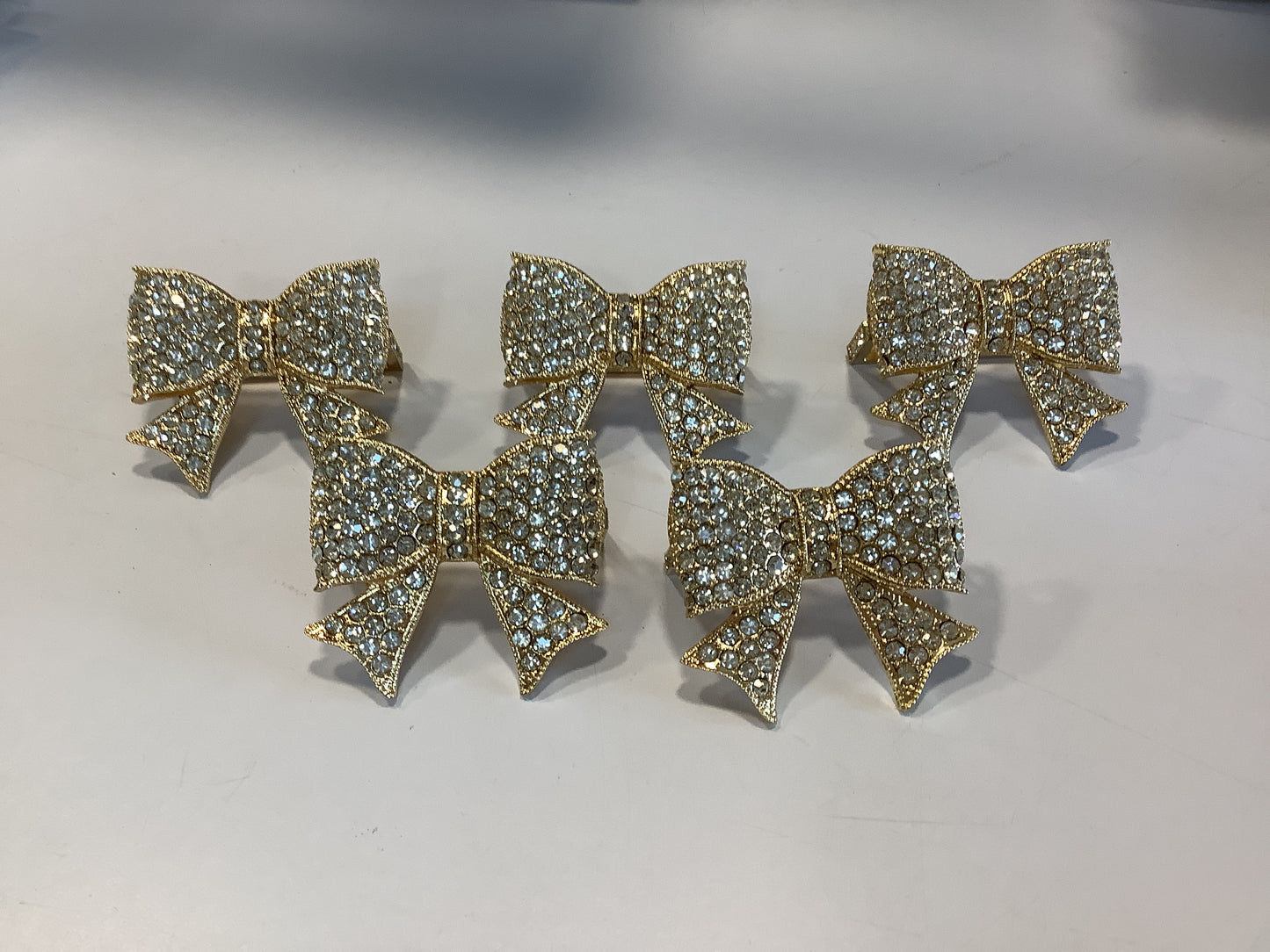 Bow Napkin Ring Crystal Stone