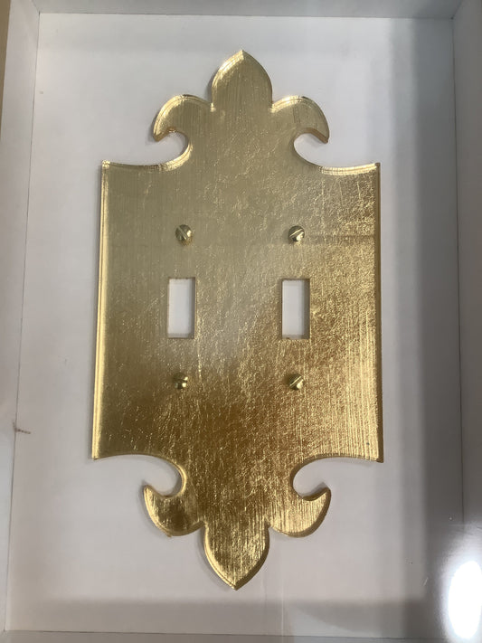 Double Switch Fleur Switch Cover