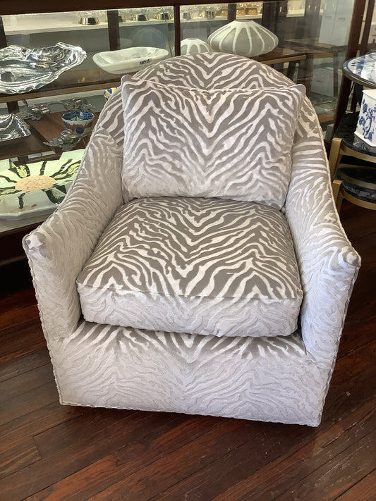 Grey. Swivel Chair