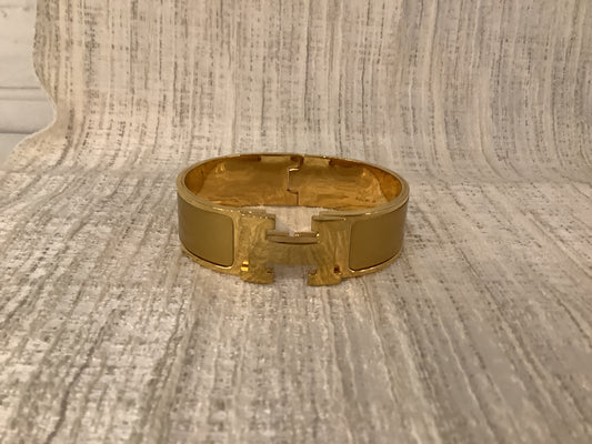 Gold Enamel W/H Bracelet