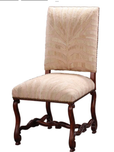 Silk & Cream Zebra Chair