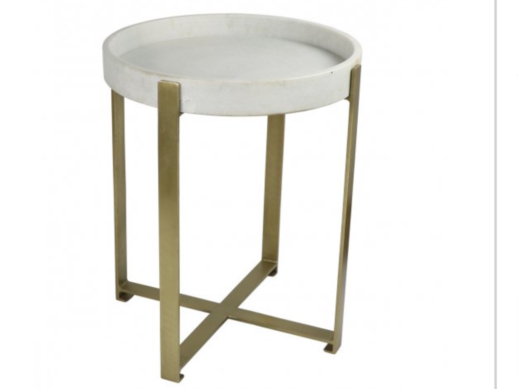 Bella Marble Tray Table