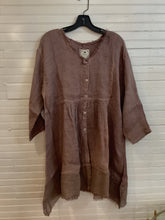 Load image into Gallery viewer, Linen Long Sleeve Dress
