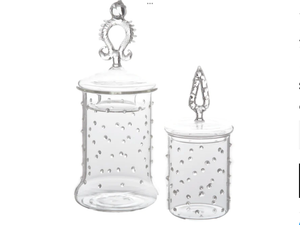 La Boheme Apothecary Jars, Set of 2