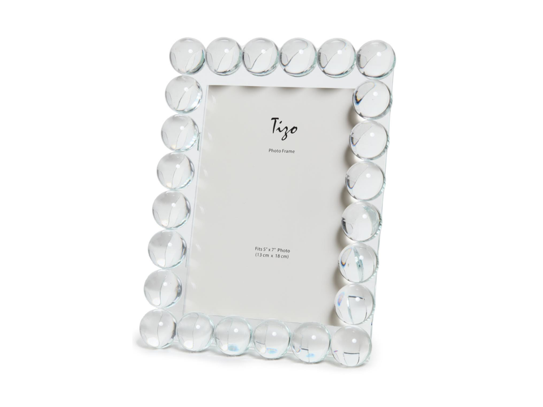 Crystal Glass Bubble Frame 5x7