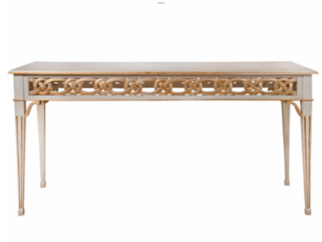 Andree Console White/Gold
