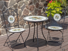 Load image into Gallery viewer, Round Mosaic Bistro Set Sunflowers