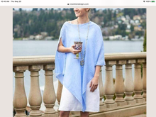 Load image into Gallery viewer, Juliet Linen Poncho