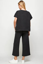 Load image into Gallery viewer, Black Textured Loungewear