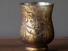 Load image into Gallery viewer, Antique Bronze Etched Vases