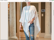 Load image into Gallery viewer, Juliet Linen Poncho