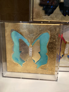 Colorful 12”x12” butterflies
