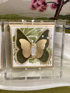 6”x6” colorful butterflies