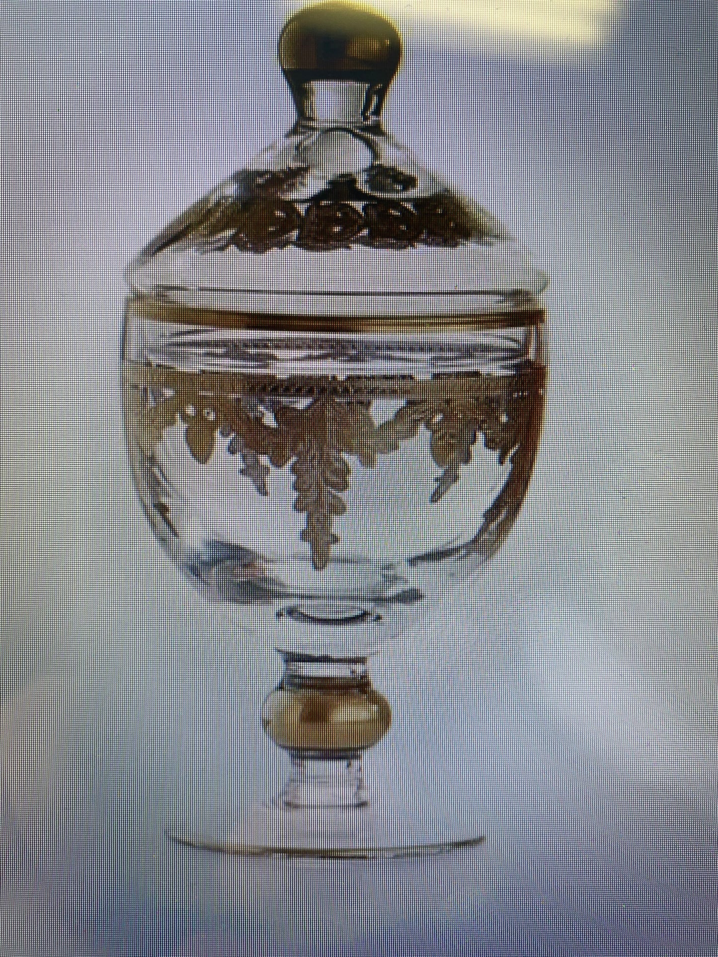 Baroque Gold Canister with Lid