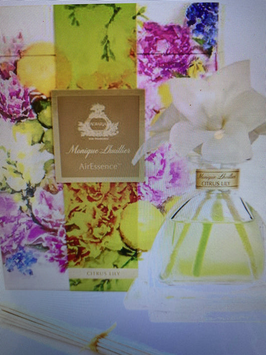 Monique Lhuillier Citrus Lily AirEssence Diffusers and Spray