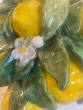 Load image into Gallery viewer, Vase Olive Shape W/ Lemons