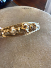 Load image into Gallery viewer, Twisted Wire Bangle W/Gold Design