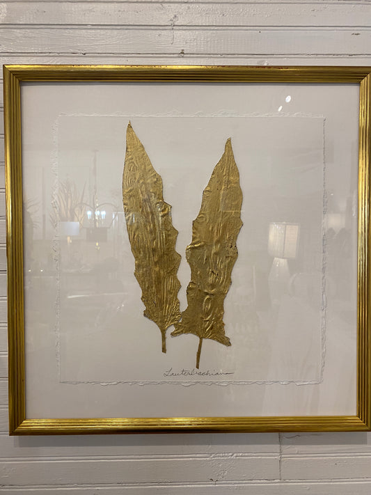 Custom Framed Gold Leaf