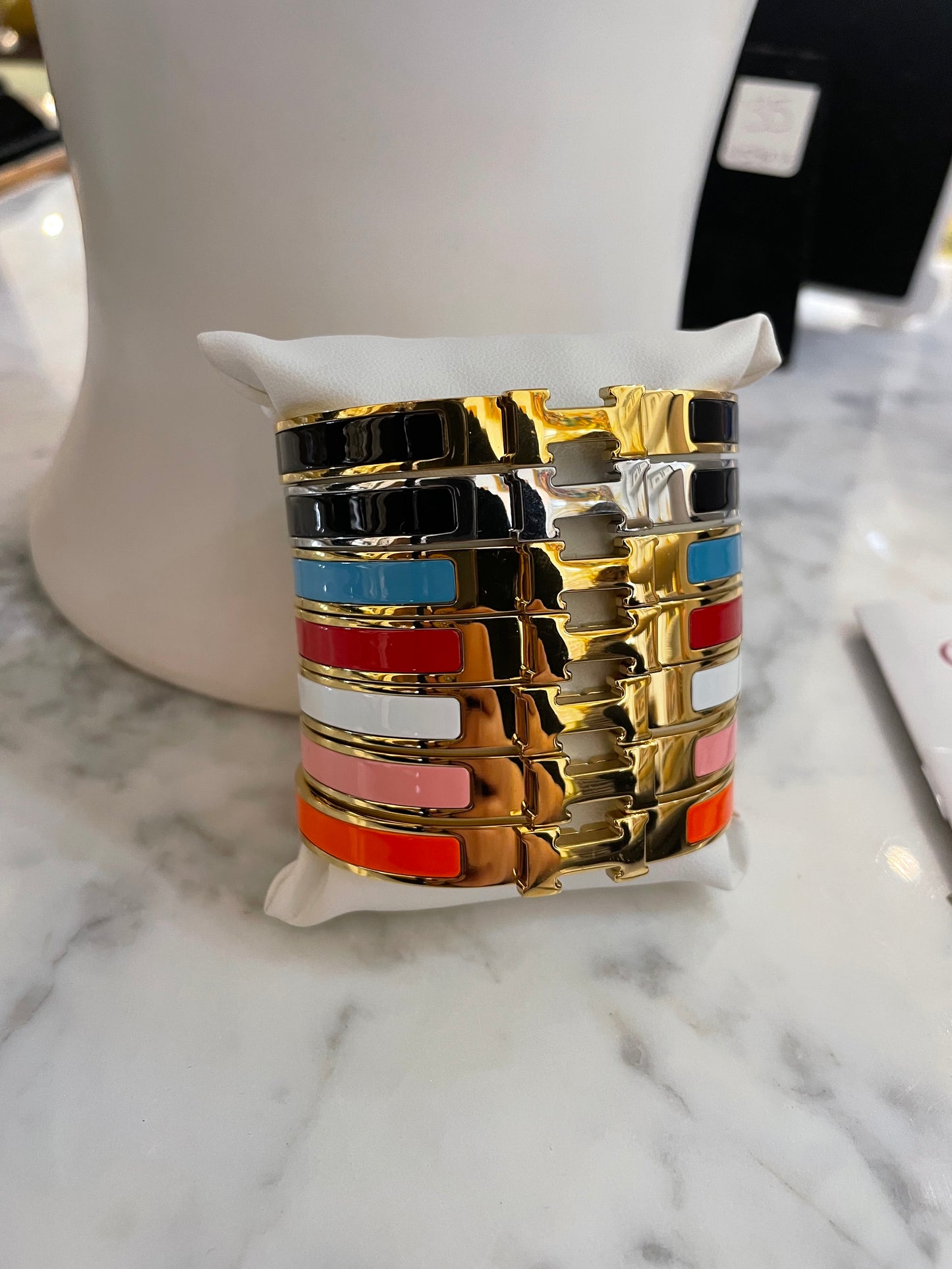 Multicolor Hermes Inspired Bracelets