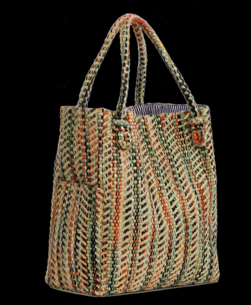 Hand Loomed Monster Tote Bags