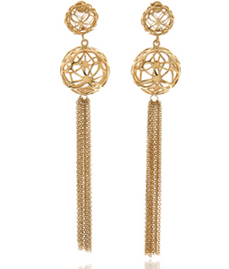 Signature Sphere Gold Earrings