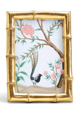 Load image into Gallery viewer, Gold Faux Bamboo Photo Frame