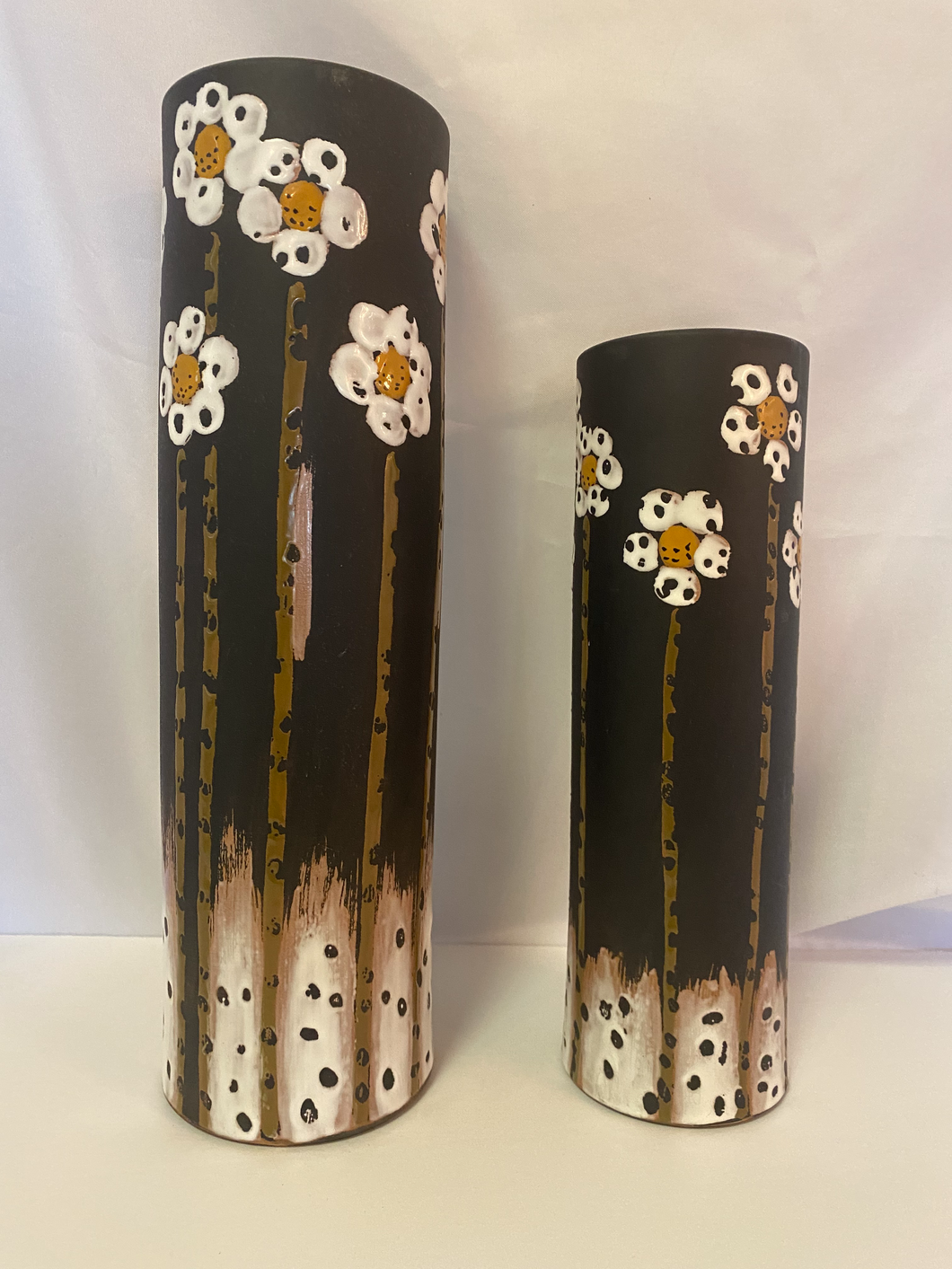 Cylinder Vase - Daisy Design