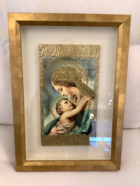 Mother & Child Art Custom Framed