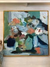 Load image into Gallery viewer, Flower Abstract Art Custom Framed