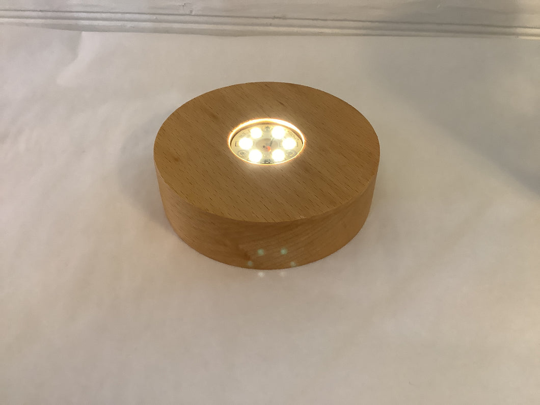 LED Wood Base